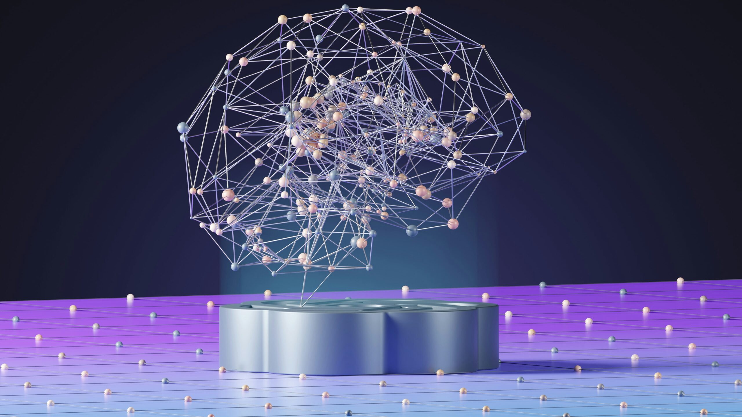 Abstract neural network representing AI governance in NZ and Australia.