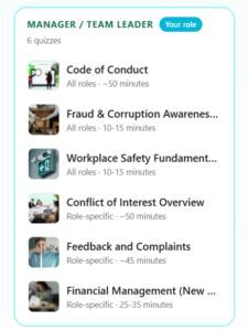 On-demand learning modules for Queensland Human Services training roles